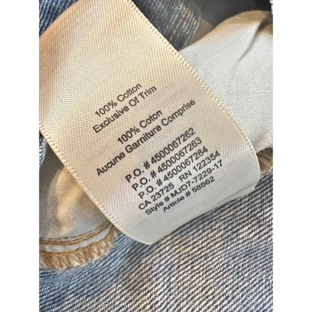 Aritzia Wilfred Free Ahrens Denim Mini Button Front A Line Skirt Size 4 - Picture 7 of 9